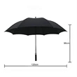 190T Pongee Fiberglass Golf Umbrella