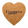 Heart Shaped Cork Coaster