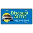 4CP Car Plate - .023" Polyethylene