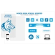 Tech Decals Variety on a 8" x 5" sheet - Clear Vinyl