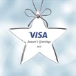 Color Imprinted Acrylic Star Ornament