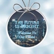 Color Photo Imprinted Acrylic Circle Ornament