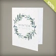 Winterberry Wreath Business Holiday Cards