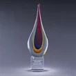 Torchier Art Glass Crystal Award