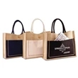 Jute Tote Bag with cotton Webbed Handles