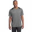 Sport-Tek Heather Colorblock Contender Tee - Dark/All