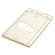Blank Stock Hard Plastic Card Holder/ Portrait