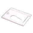 Blank Stock Hard Plastic Card Holder/Landscape