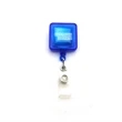 Pad Printed Square Plastic Badge Reel