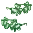 Shamrock Shutter Glasses with Custom Pad Print on Both Stems