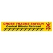 Rectangle Vinyl Ultra Removable Zip-Strip Bumper Sticker (2
