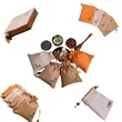Ancient Style Drawstring Linen Sachet Bag
