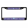 Laser Cut License Plate Frame
