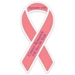 Awareness Ribbon Paper Lapel Sticker On Roll