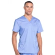 Caregiver Ciel Blue V-Neck Scrub Top