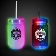 Light Up LED 20oz. Mason Jar with Straw LPG9502