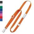 3/8" Adjustable Breakaway Lanyards w/ No-Twist Plastic Hook