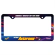 Auto License Frame w/ 2 Holes & Large Bottom Straight Panel