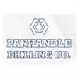 Rectangle Clear Vinyl Hard Hat Decal (1 3/4"x2 5/8")