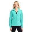 Port Authority Ladies Heather Microfleece Full-Zip Jacket.
