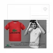 Post Card with Full Color T-Shirt Luggage Tag