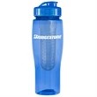 24oz. Translucent Contour Bottle w/ Flip Top Lid & Infuser