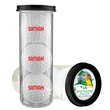 Three Ball Value Golf Gift Tube with Domed Imprint
