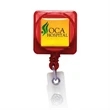 Square Domed Badge Holder with Alligator Clip