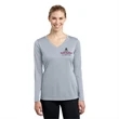Sport-Tek® Ladies' Long Sleeve V-Neck Competitor™ Tee