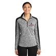 Sport-Tek Ladies PosiCharge Electric Heather Colorblock 1...