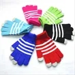 Knit Touchscreen Striped Glove