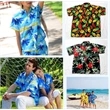 Unisex full color  Imprinted Hawaiian Camp Beach Shirt