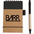 Eco Pocket Jotter with Paper Barrel Pen