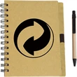 Eco Spiral Notebook with Paper Barrel Pen