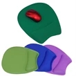 Solid Jersey Gel Mouse Pad, Wrist Rest