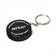 Hockey Puck Stress Reliever Keyring
