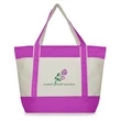 Extra Large Two Tone Tote - Canvas with Nylon Trim