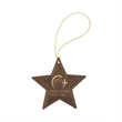 Leatherette Star Ornaments