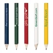 Round Wooden Golf Pencil