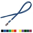 1/8" Non-Breakaway Round Braid Lanyard with Bulldog Clip