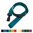 5/8" Flat Blank Breakaway Lanyards with Wide Plastic Hook