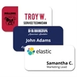 Matte Plastic Name Badge 1.5" x 3"