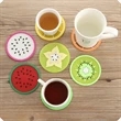 PVC Rubber Round Drink Coaster