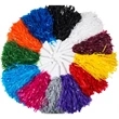 Pom-Poms with Paddle for Sports Team Spirit Cheering