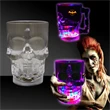14 oz. Flashing LED Lighted Skull Cup