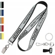 3/4" Safety Reflective Custom Silkscreen Lanyards
