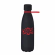 17 oz Matte Finish Stainless Steel Bottle w/ Silicone Strap