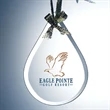 Beveled Glass Ornament - Tear Drop