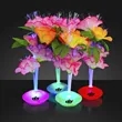Fiber optic flower centerpiece