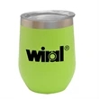 12oz. Stemless Vacuum Insulated Wine Cup with Lid